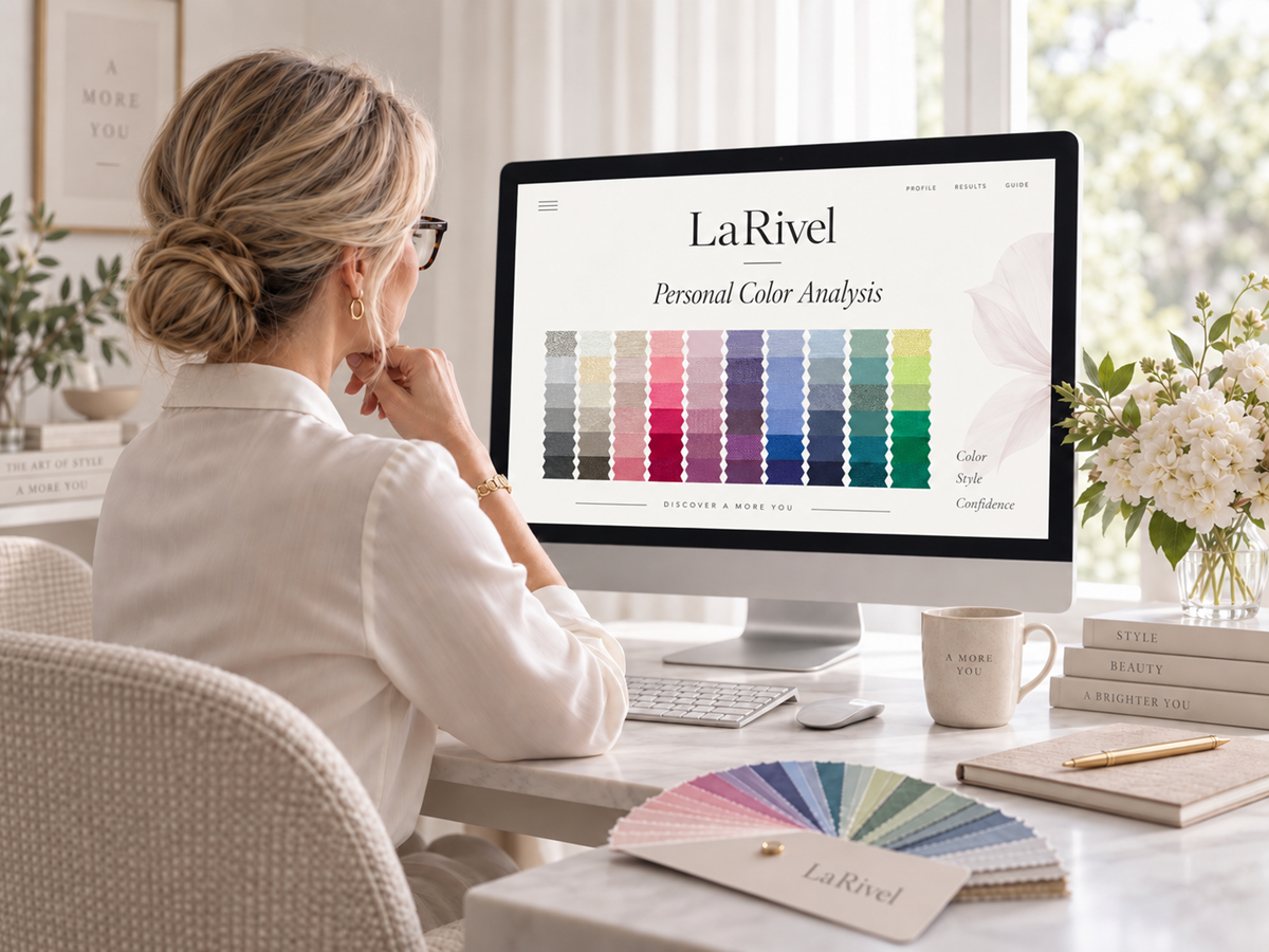An online Personal Color Analysis Consultation by La Rivel