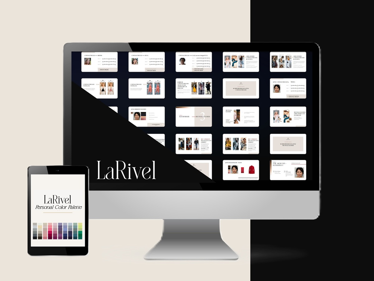 A 70+ pages Customized Personal Color Guide by La Rivel
