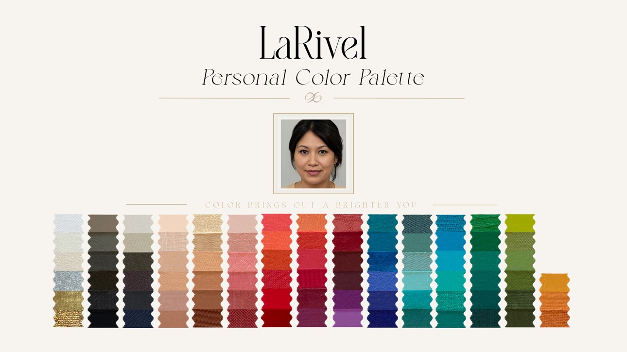 A custom made Personal Color Palette by La Rivel