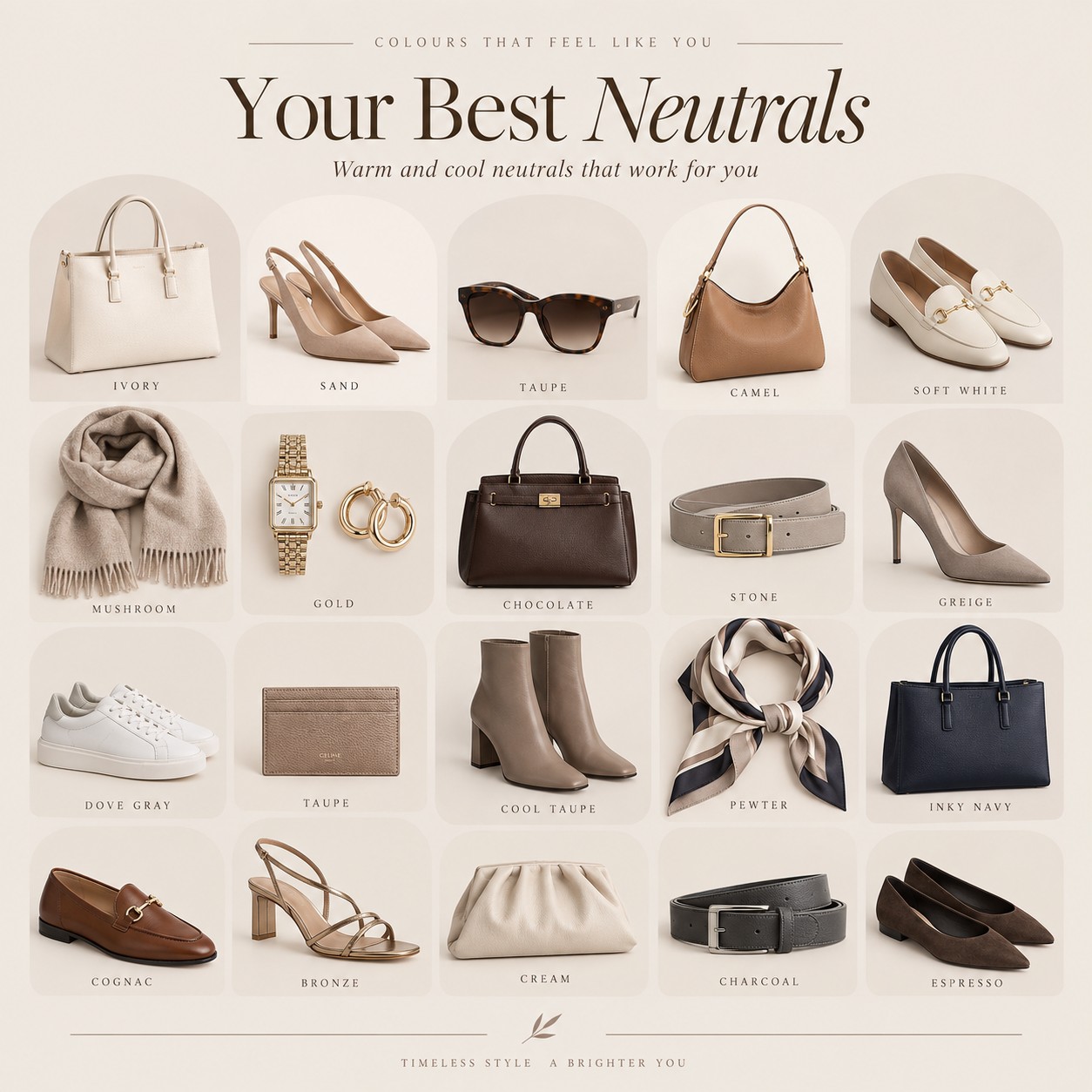 Discovering your Best Neutrals during a Color Analysis at LaRivel